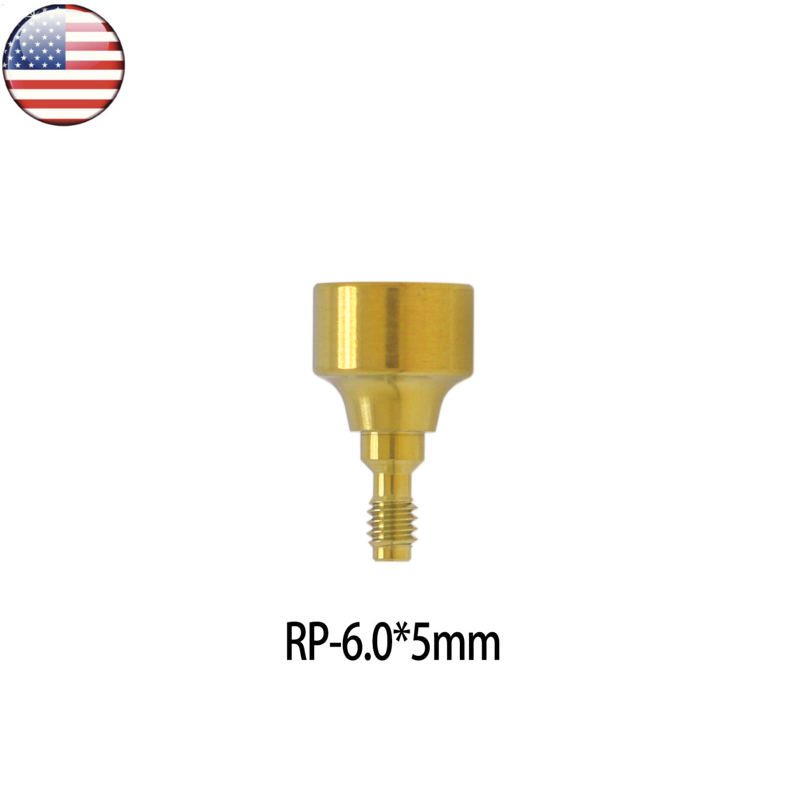 US NOBEL Dental Healing Abutment RP/NP Compatible Active ∅3.6 ∅5.0 ∅6.0 H3/5/7mm