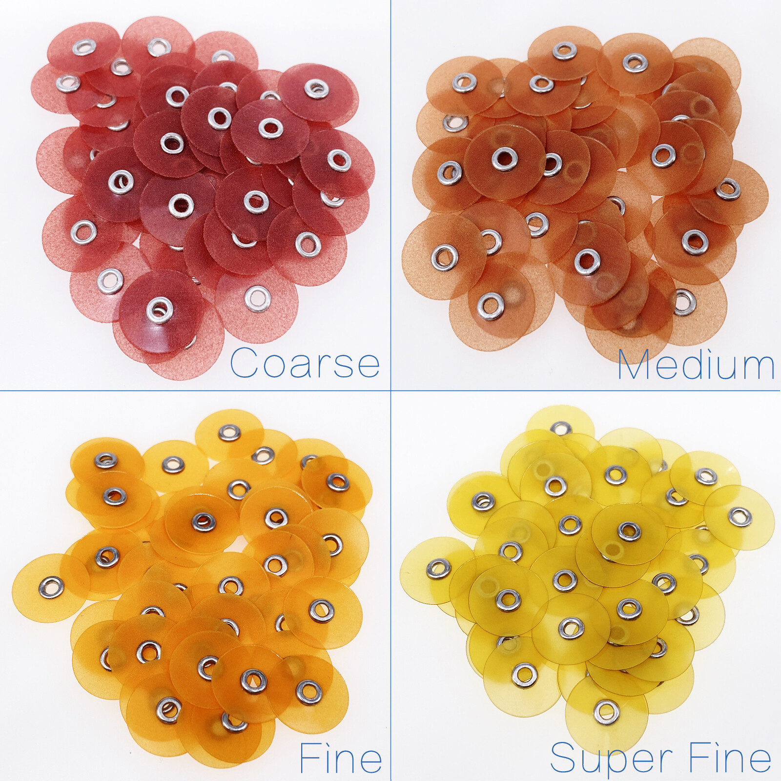 Dental Sof-Lex Soflex Contouring & Polishing All Sizes Pop-On Discs 0.55″ 14mm