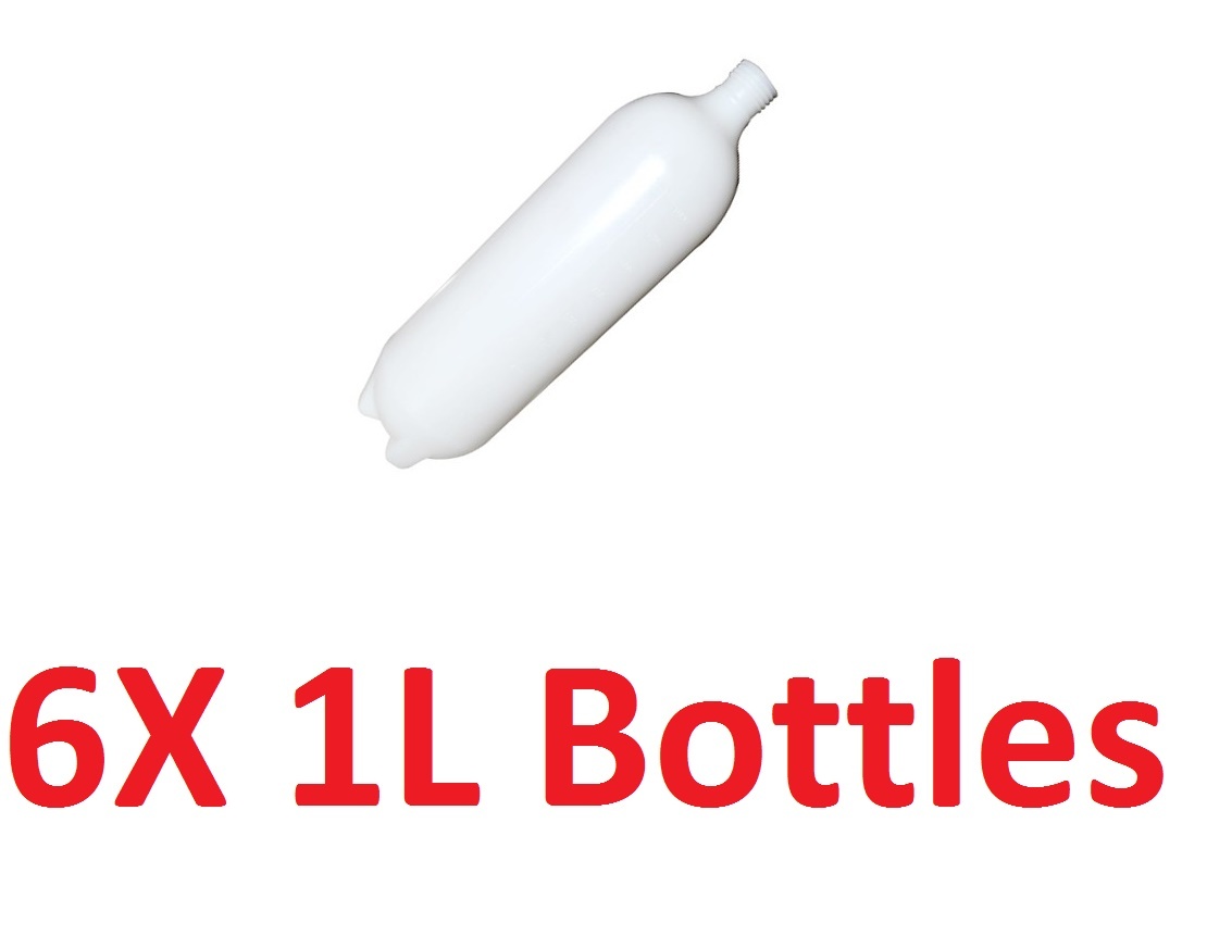 6X 1L Self Contained Dental High Pressure Water Bottle System DCI Type New