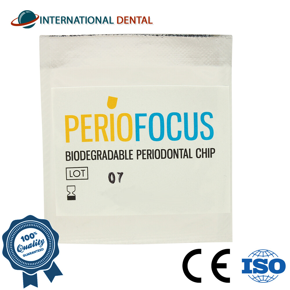GDT Perifocus Sponge Bi0degrdable Orange-Brown Rectangular Chip Dental 5pcs