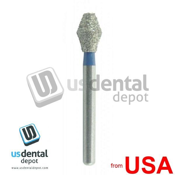 FG Diamond – 10pk burs EX-11 – 811-033M FG – Medium Barrel – Blue Medium 115408
