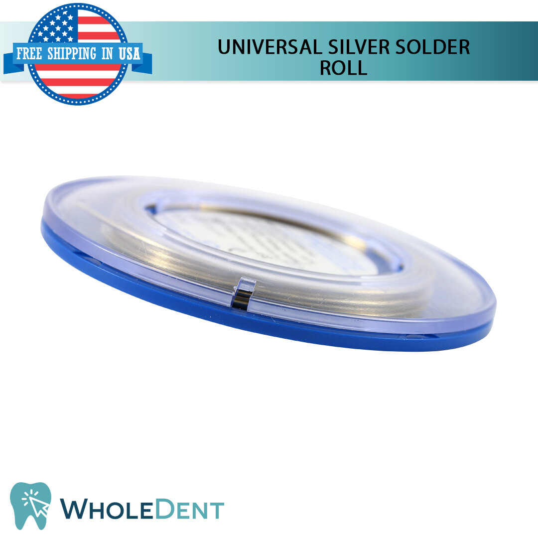 Orthodontic Dental Universal Silver Solder Roll Wire Dentaurum 10g For Bands