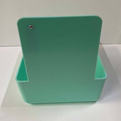 Light Green Dental Lab Pan w/ Stainless Steel Clip 12pk 7″ x 5¾” x 2½” Made USA