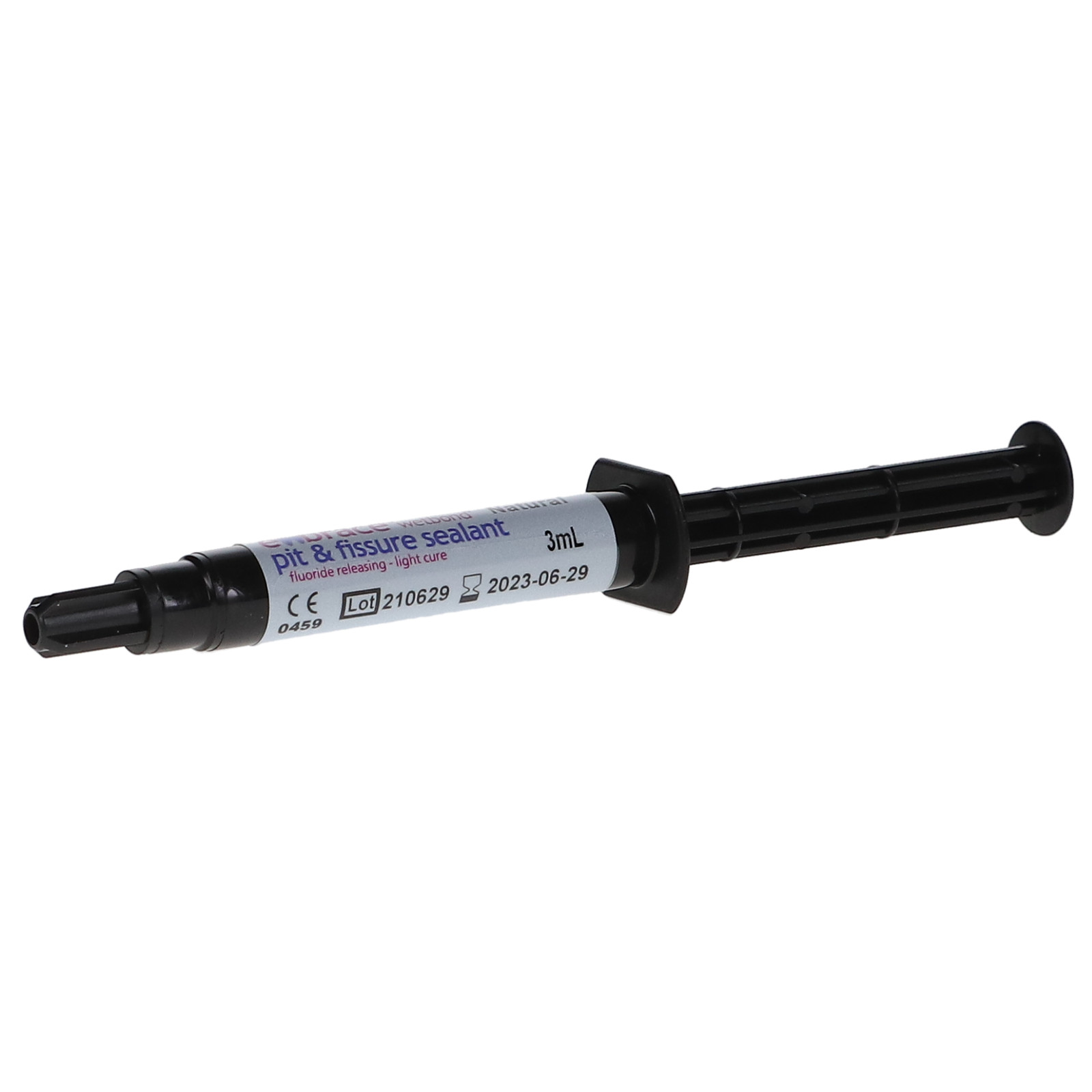 Pulpdent EMS3 EMBRACE WetBond Pit & Fissure Sealant Syringe 3 mL Natural Shade