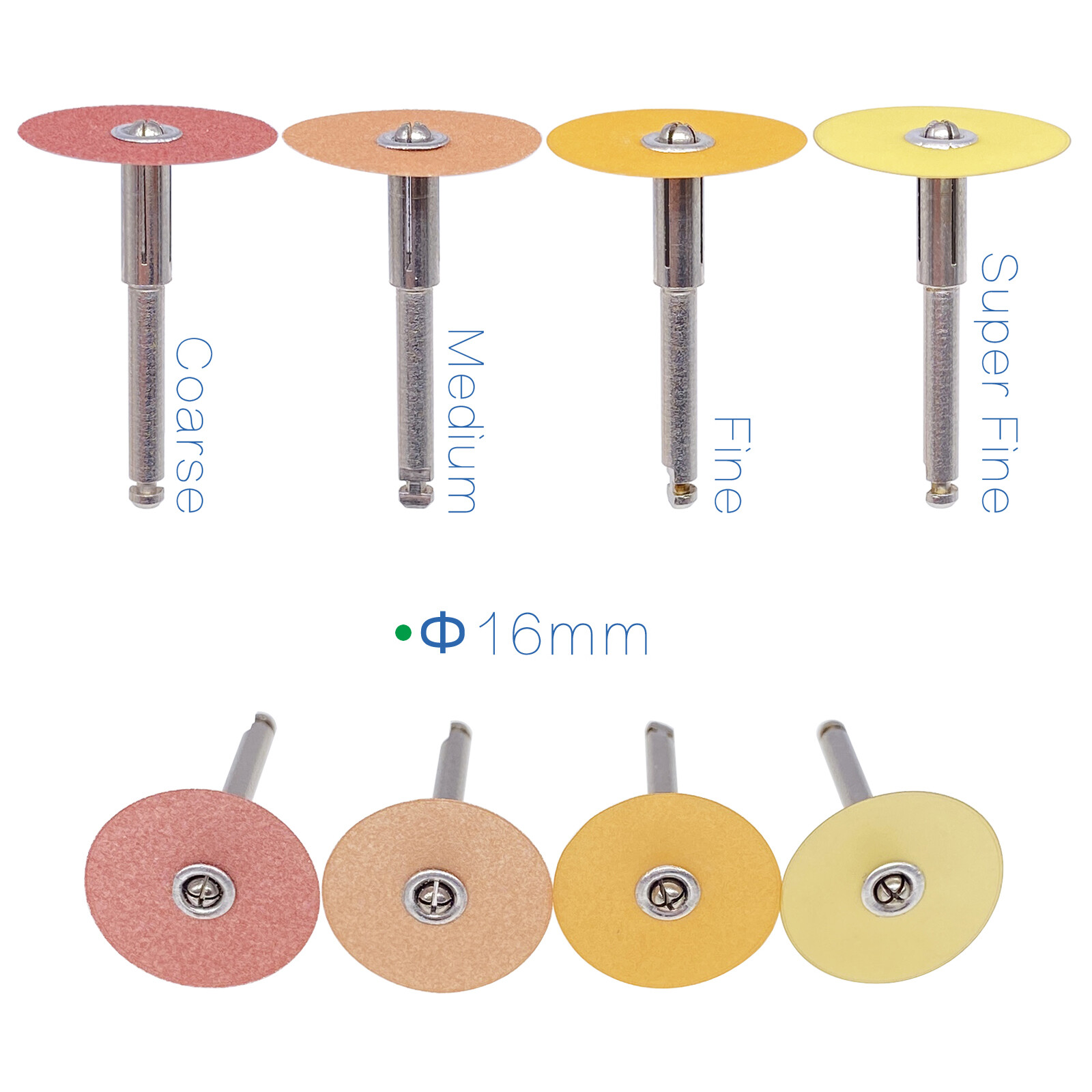 Dental Sof-Lex Soflex Contouring & Polishing All Sizes Pop-On Discs 0.63″ 16mm