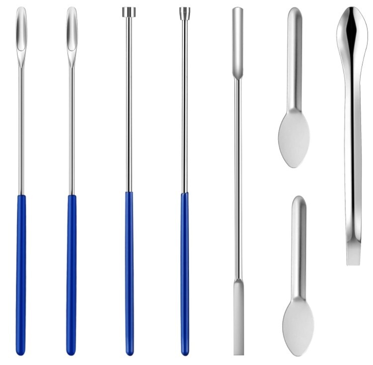 Lab Spatula Micro Spoon mini Scoop Laboratory Tiny Powders Mixing Filler Gel Cap