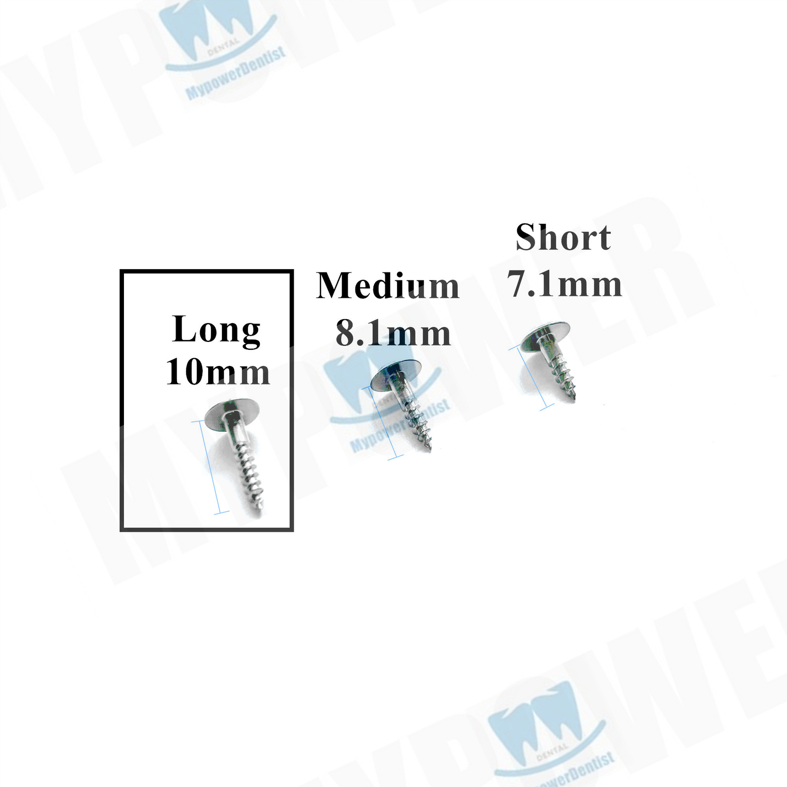 Dental GBR Pilot Drill Lance Drills/Bone Tenting Screws/Bone Replica Wood Blocks