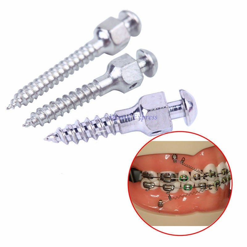 Dental Ortho Titanium Micro Implant Mini Screws With Self-Drilling Screwdriver