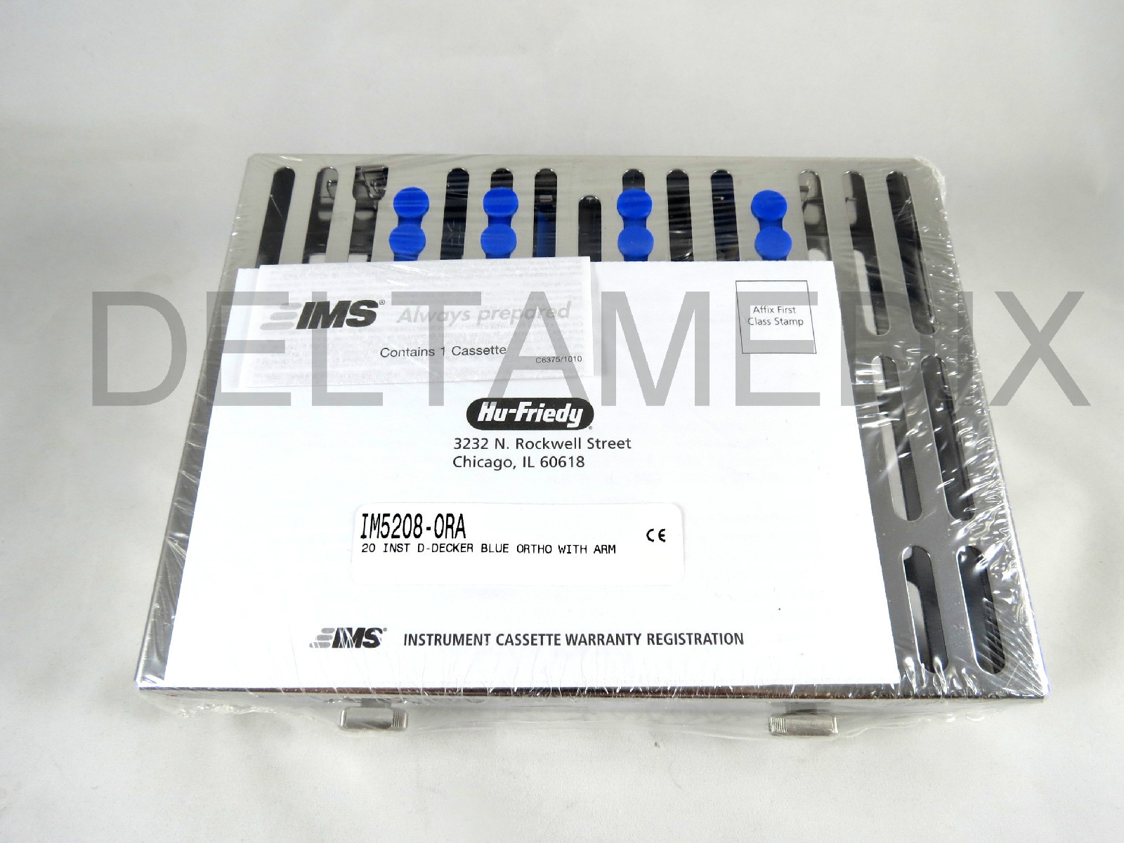 Dental Double Decker Cassette Blue 20 Instrument With Arm IM5208-ORA HU FRIEDY