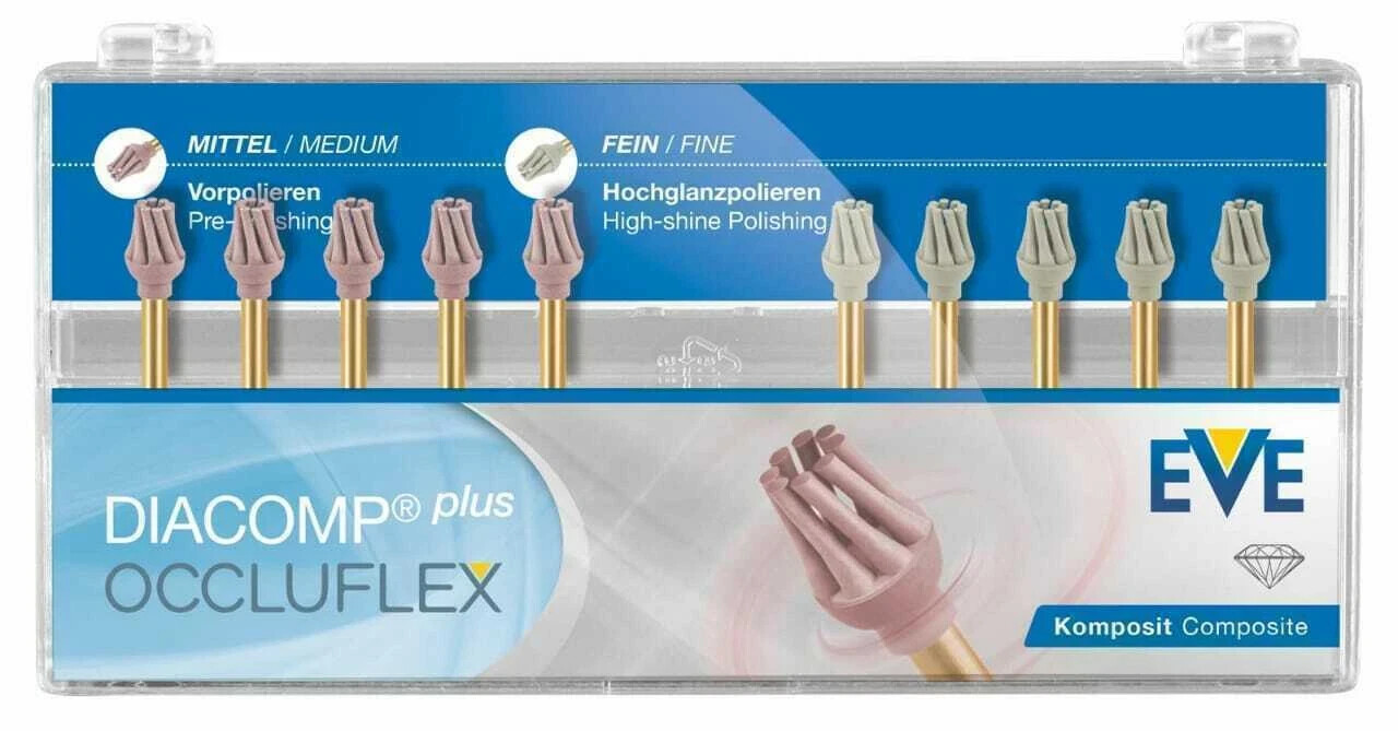 Eve Diacomp Plus Occluflex Designed for High-Quality Results on Occlusal Surface