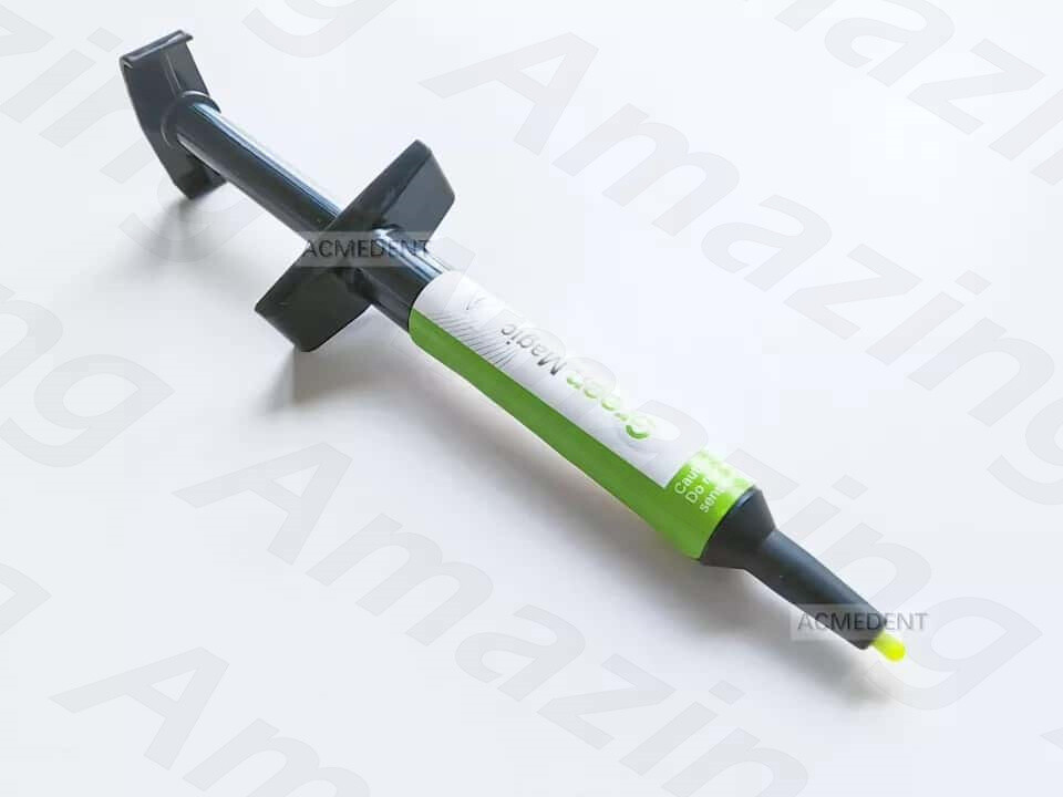4g/syringe Dental Light Cure Adhesive Green Magic Bonding Brackets Color Change