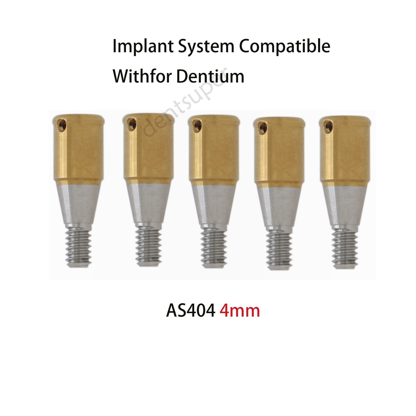 For Dentis/SG/Mega Gen Overdenture Locator Abutments 3/4/5mm Insertion Male Cap