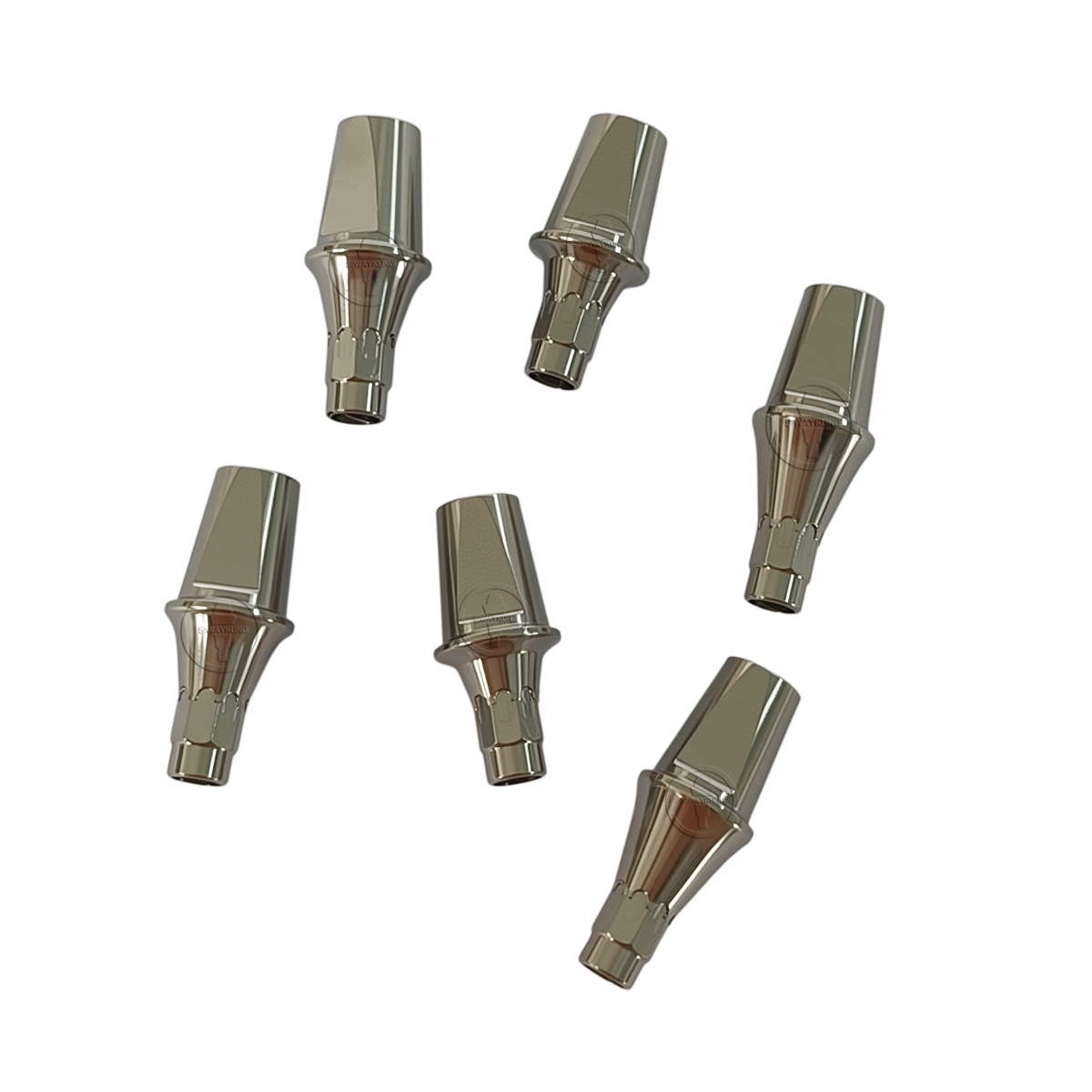 6pcs Compatible Megagen Blue diamond Accessories Analog/Healingbutment