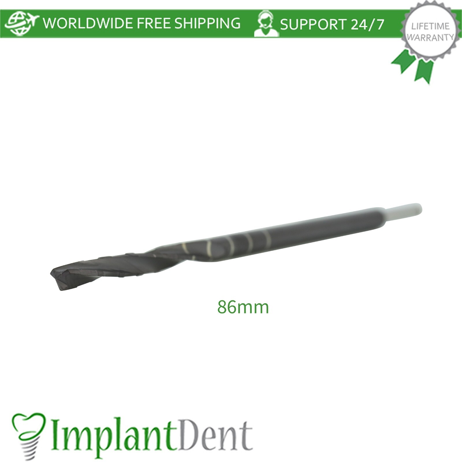 Dental Zygomatic Drill Ø3.5mm For Zygomatic Im plants Stainless Steel Tool