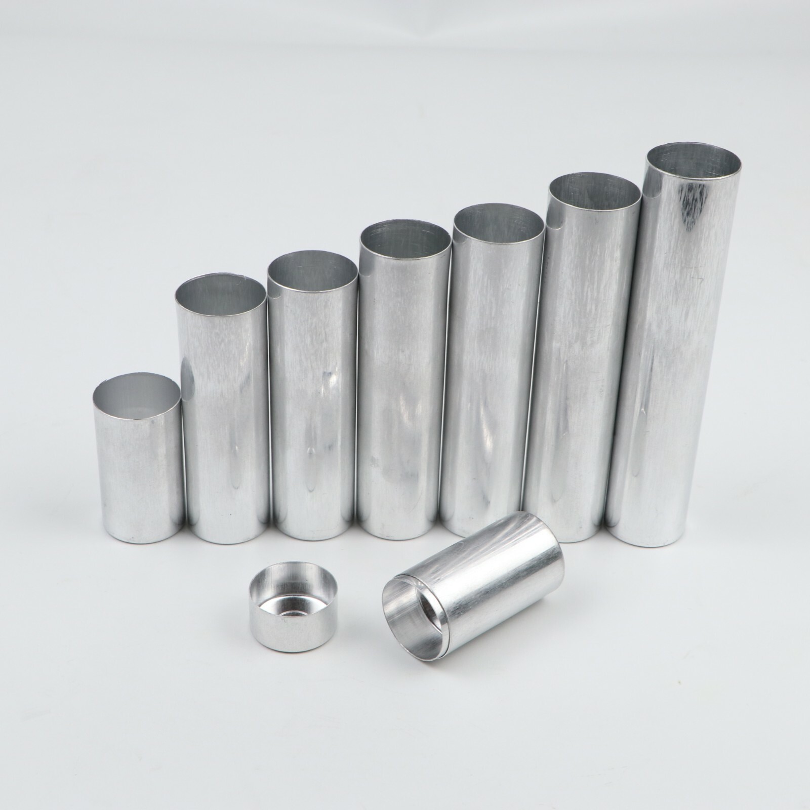 100PCS 25.5*45mm Dental Lab Aluminum Tube Empty Cartridges For Flexible Acrylic