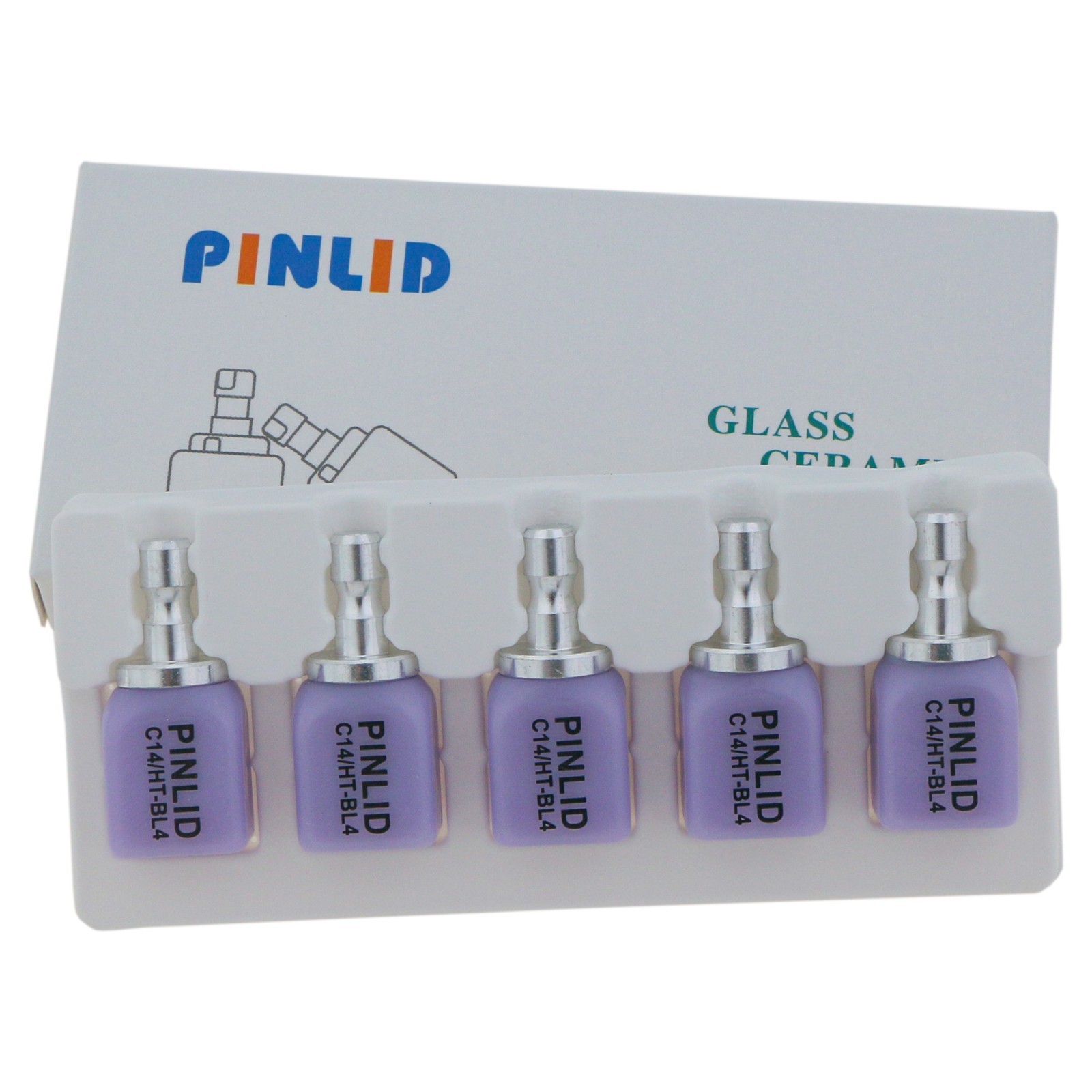 Lithium Disilicate C14 Dental Lab Glass Ceramic Blocks HT CAD CAM Cerec Veneer