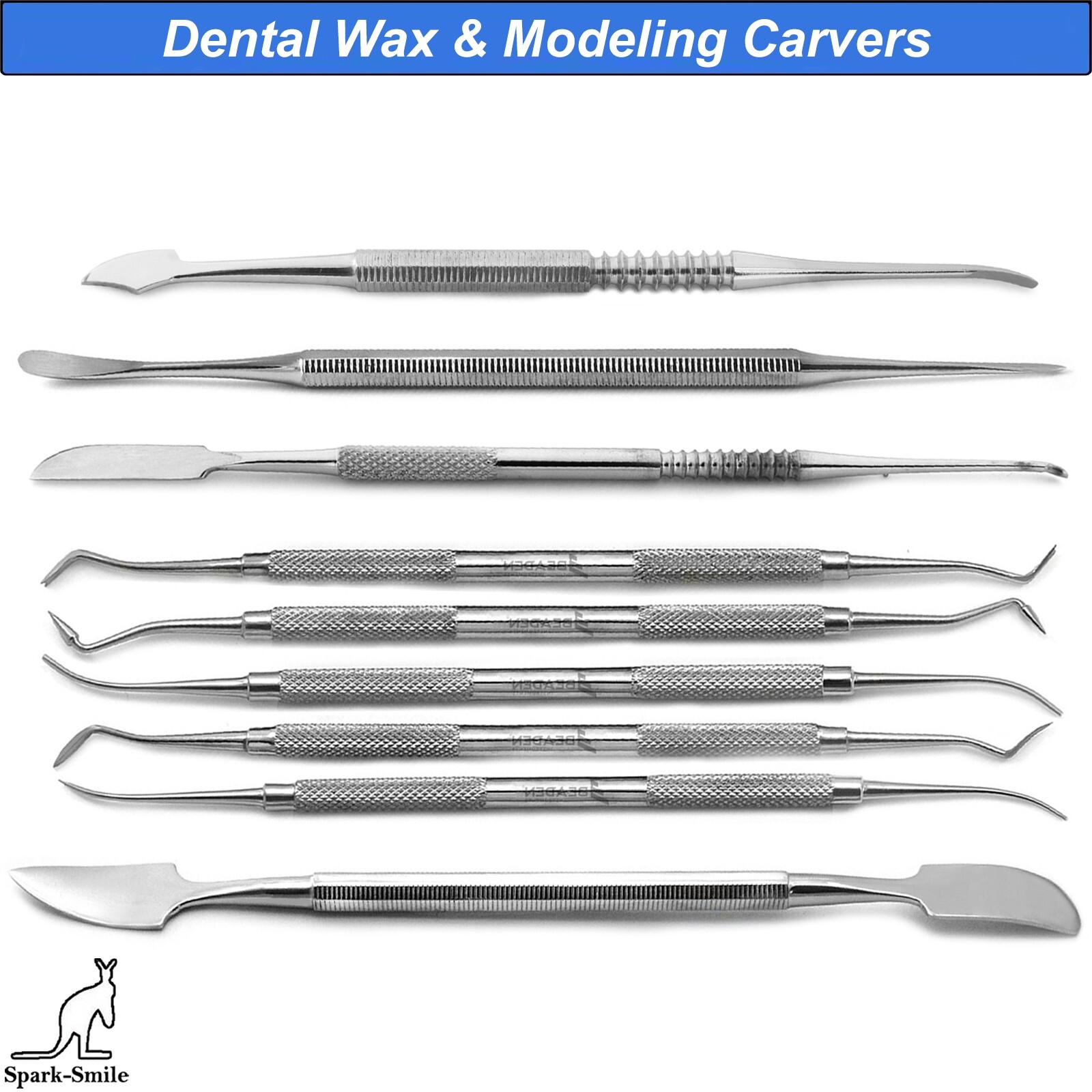 Dental Lab Instruments Wax & Modelling Carvers PK Thomas Double Ended Tools Set