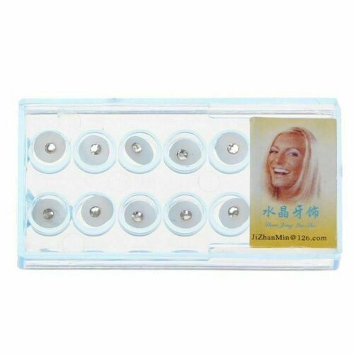 50Pcs Dental Oral Teeth Diamond Tooth Gems Crystal Ornaments Jewelry 2.0mm