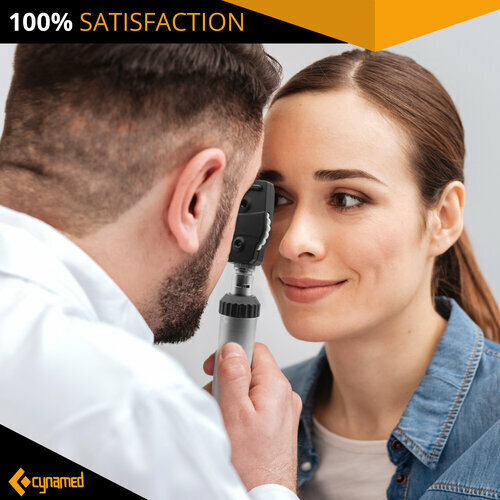 New Oto/Opthalmo Scope Examination LED Diagnostic ENT Set Black Student/General