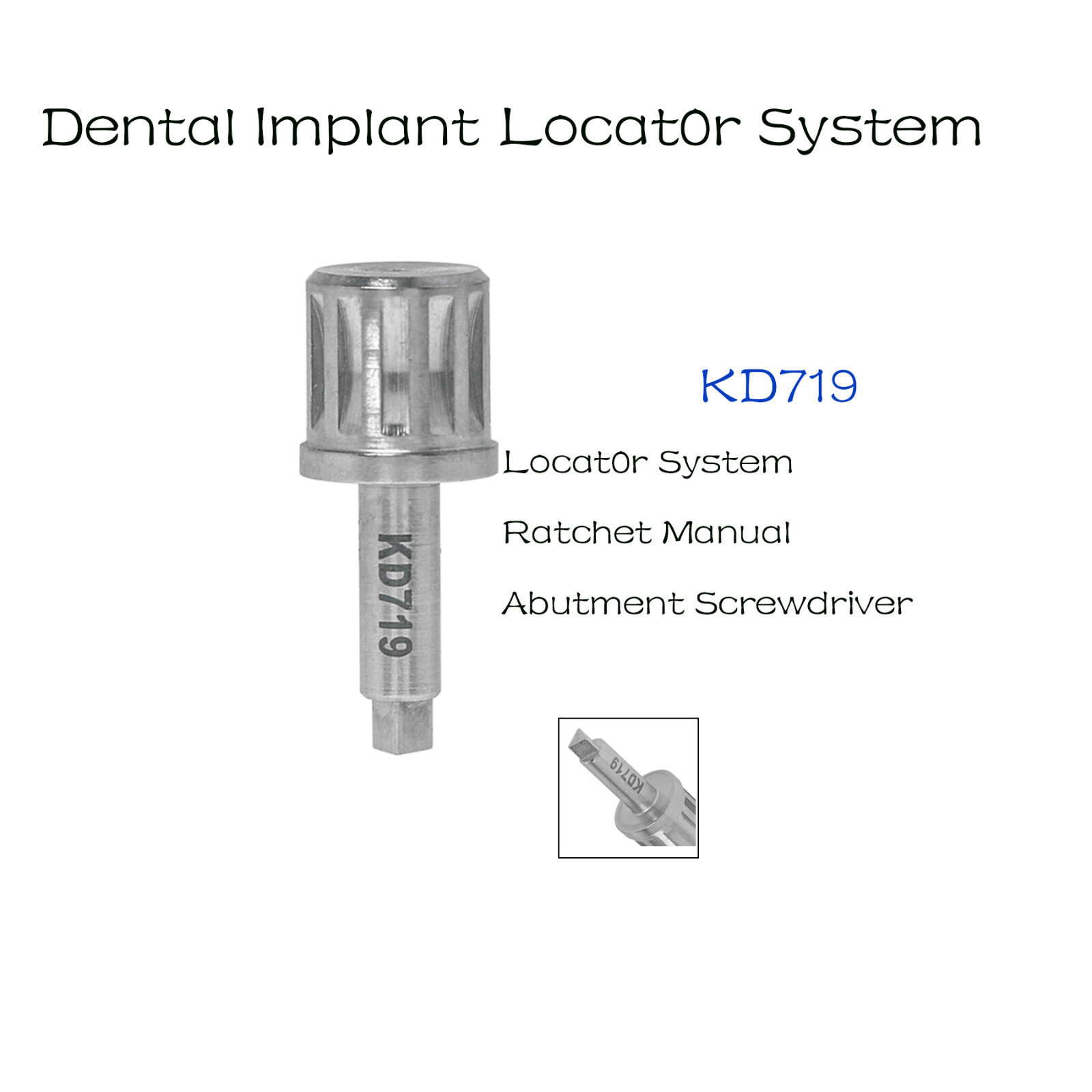 Dental Tapered Locator Abutment For Hiossen/Nobel/Adin/Mis/ITI/Zimmer Screw-Vent