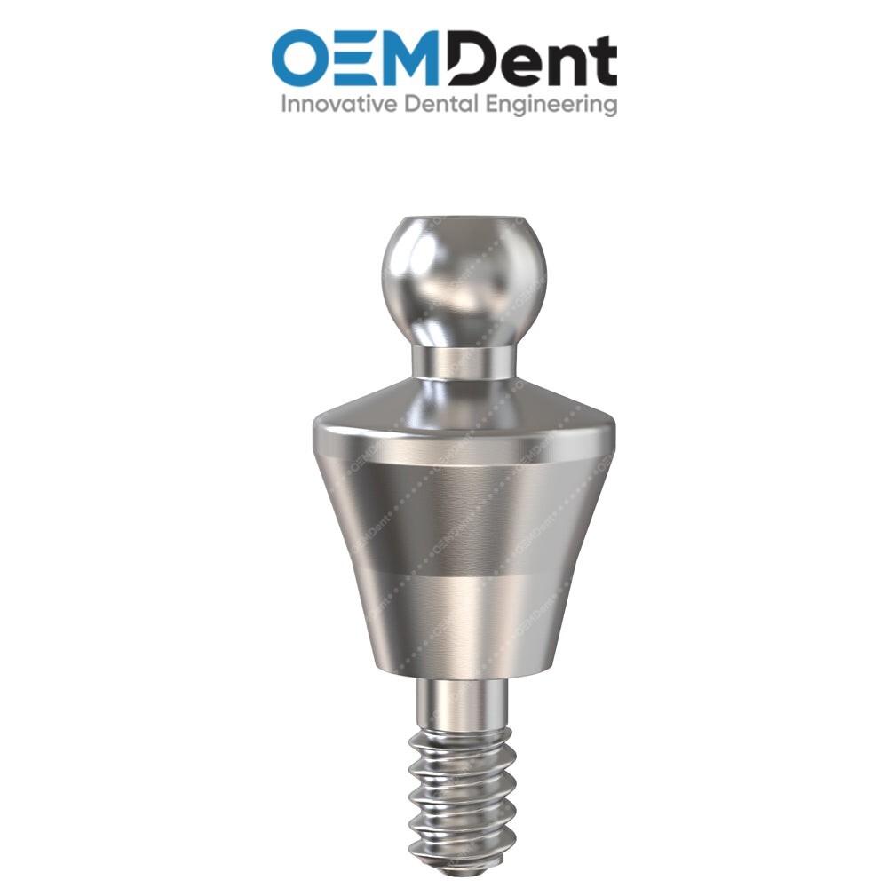 Straight Ball Attachment Standard NP Set Nobel Active® Compatible Conical Dental