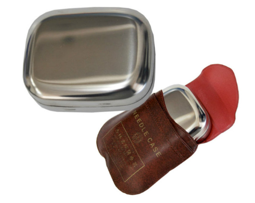 Korea Pocket Surgical Needles Holder Box Case Sterilizing Tray Disinfection Pill