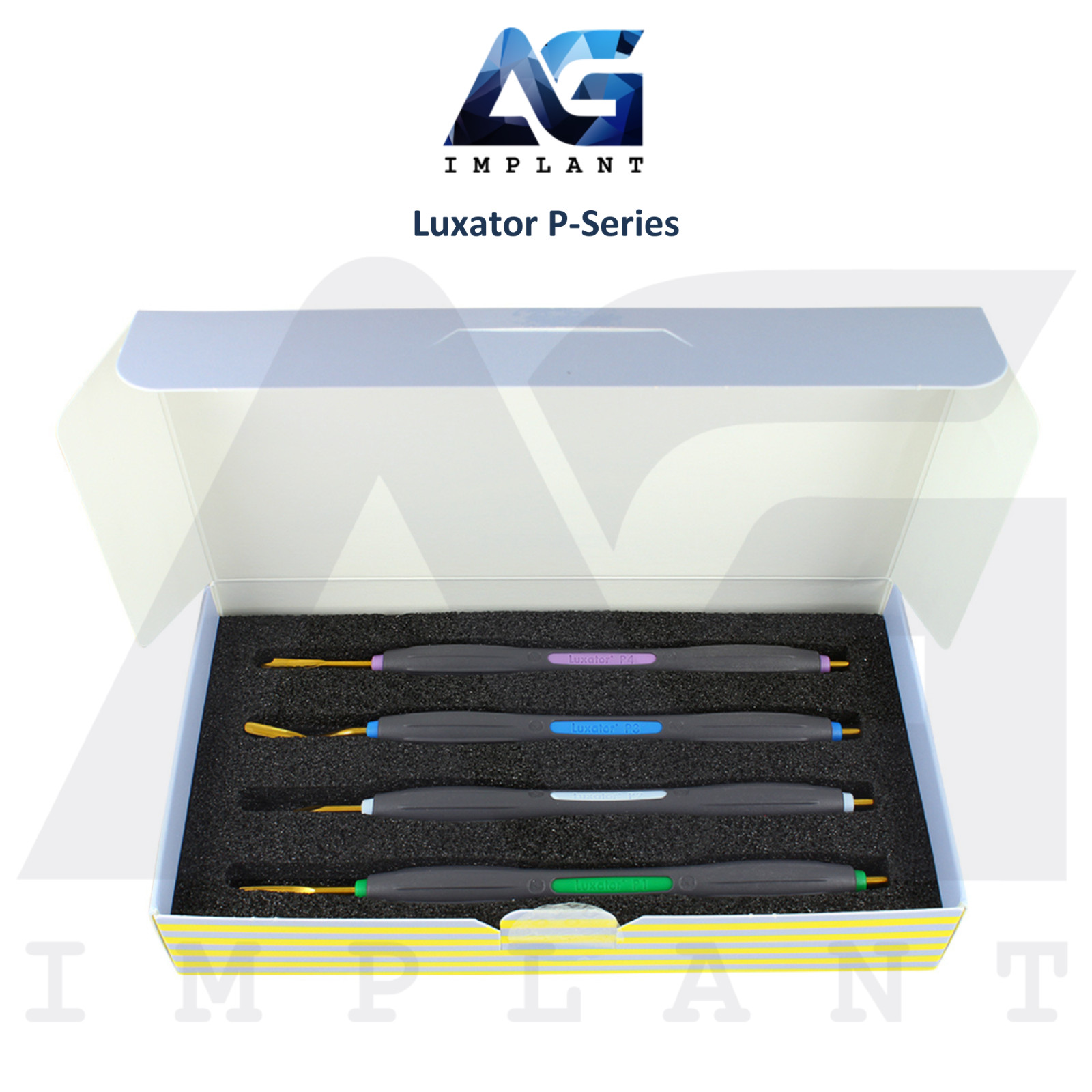Dental Luxator P-Series Blade Shape Thin Extracting Tool Penholder Grip