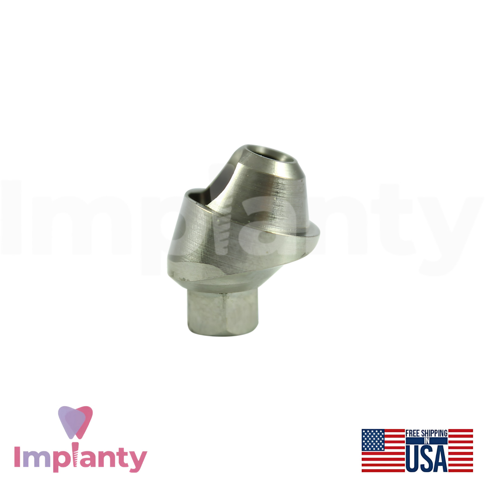 MIS Compatible Ø4.8mm Angulated Multi Unit Prosthetic SP 17° Int Hex 2.45mm