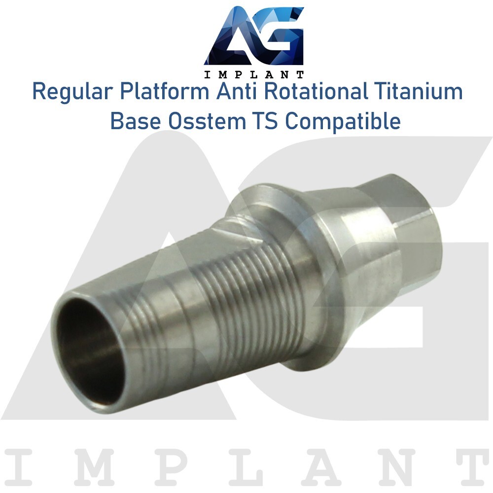 x10 Titanium Base CAD/CAM Prosthetic 2.5mm Fit Regular Platform 0sstem® TS