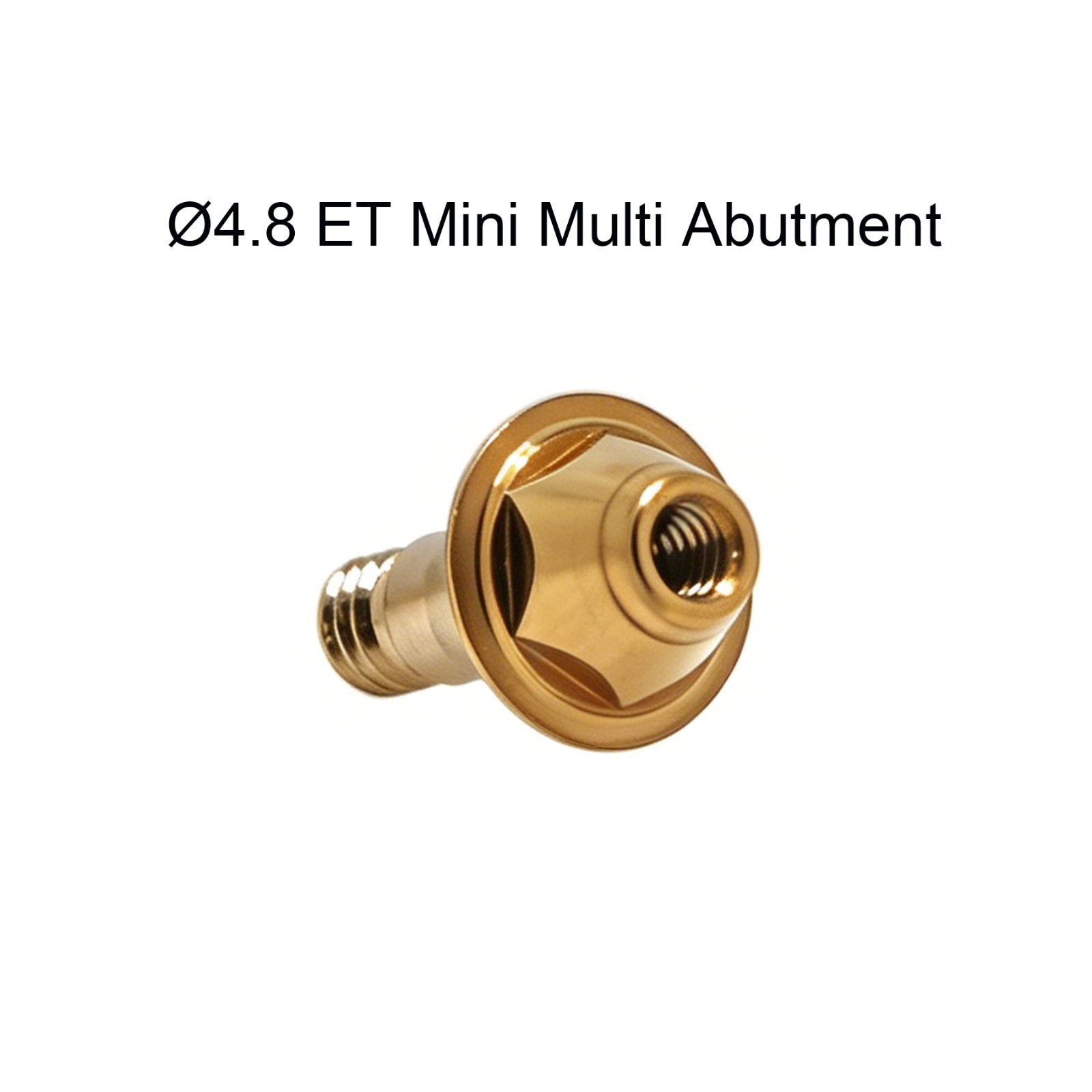 10Pcs Dental multi unit straight abutment D4.8 MU Mini Regular Fit Osste Hiossen