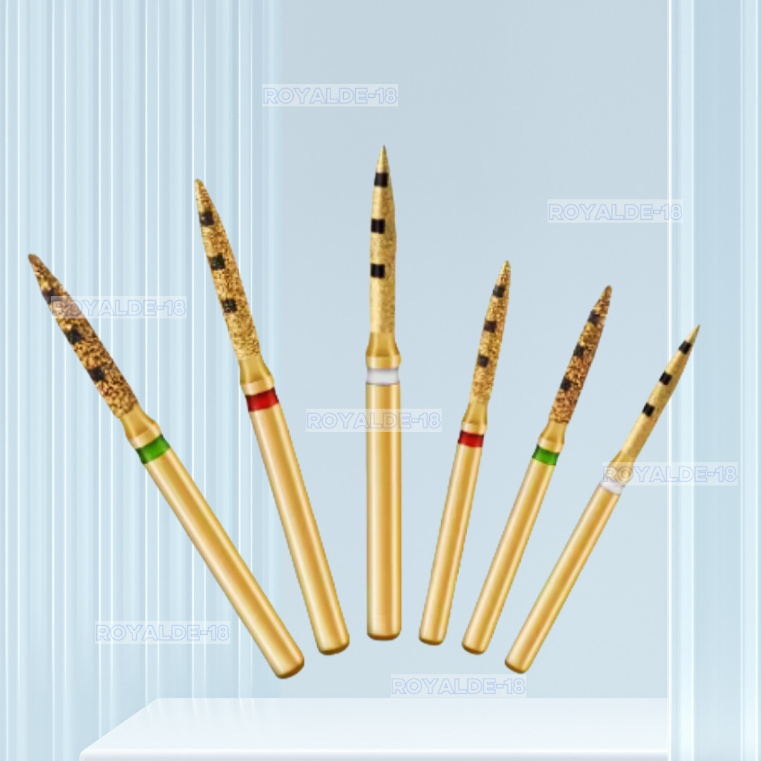 Dental BOPT Preperation Burs Vertical Diamond FG7906 Oriented Technique 6pcs/kit