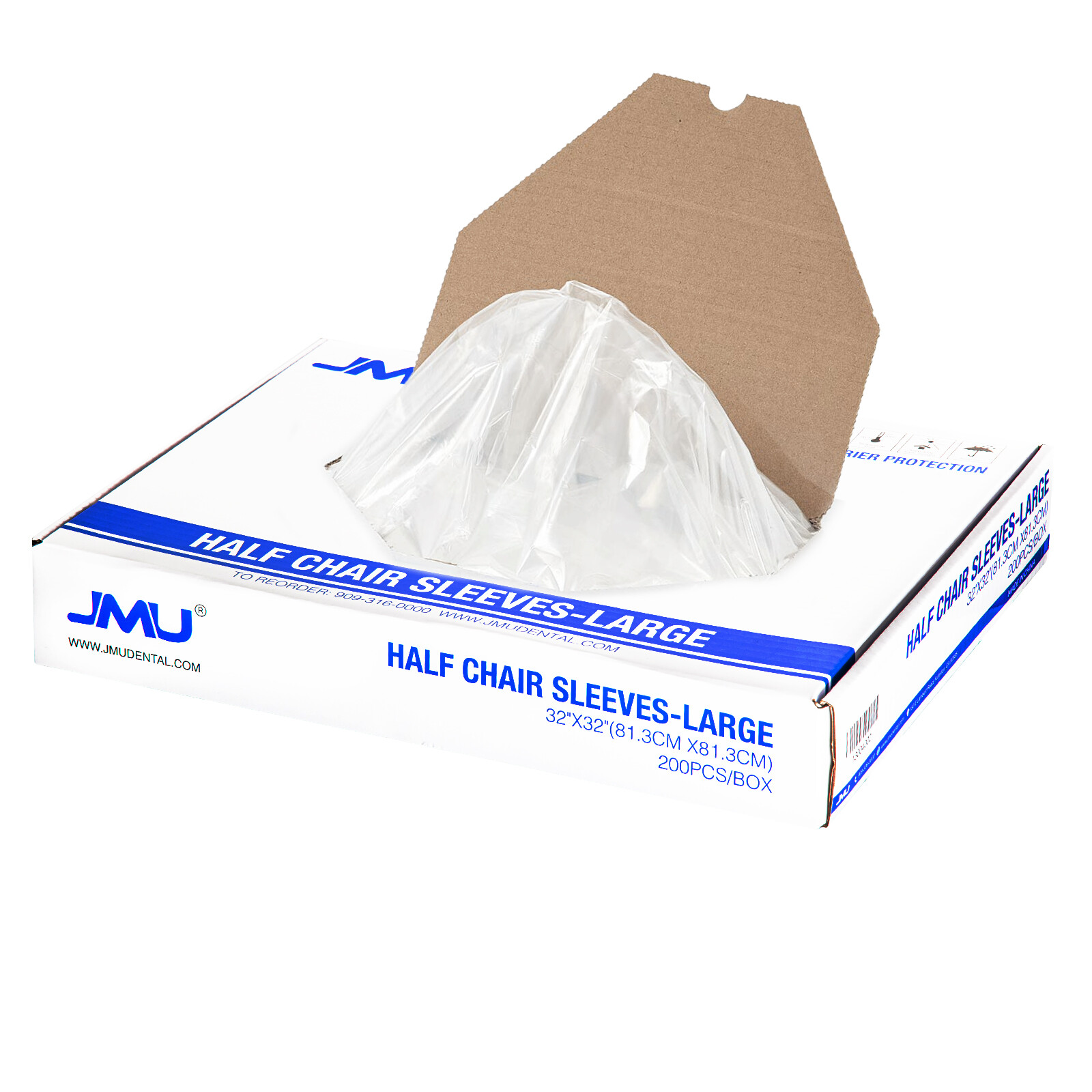 JMU 200pcs Dental Disposable Half Chair Cover Large 32″X32″