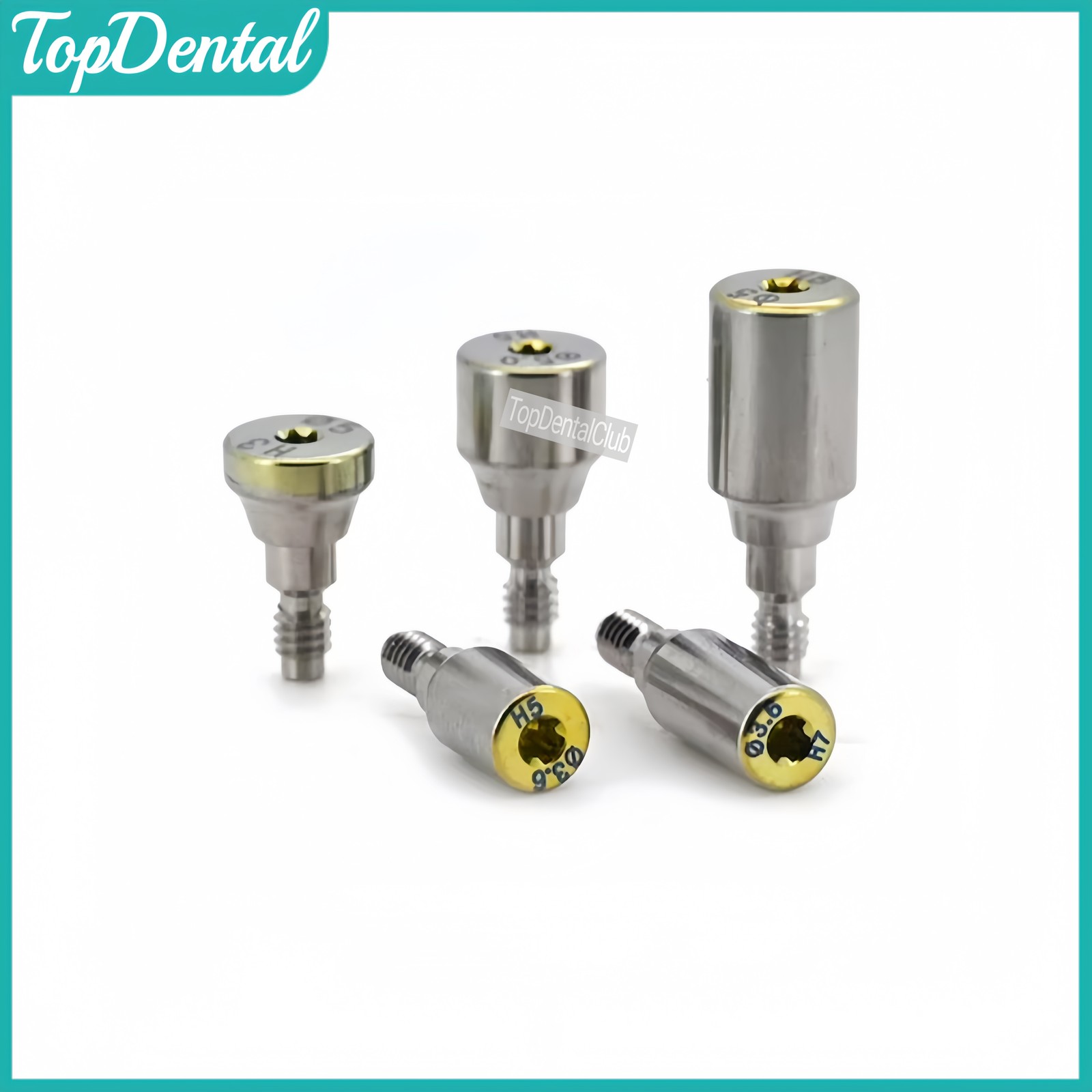 RP Dental Healing Abutment Cap Conical Connection Accessories Fits Nobel Active