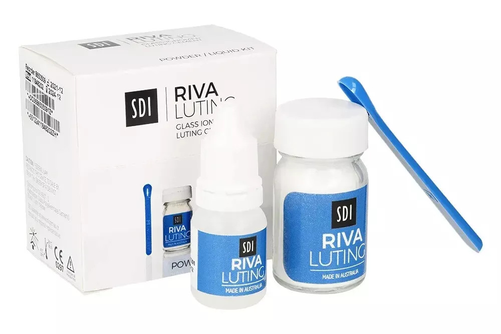 SDI Riva Luting Self Curing Glass Ionomer Luting Cement with Fluoride Release