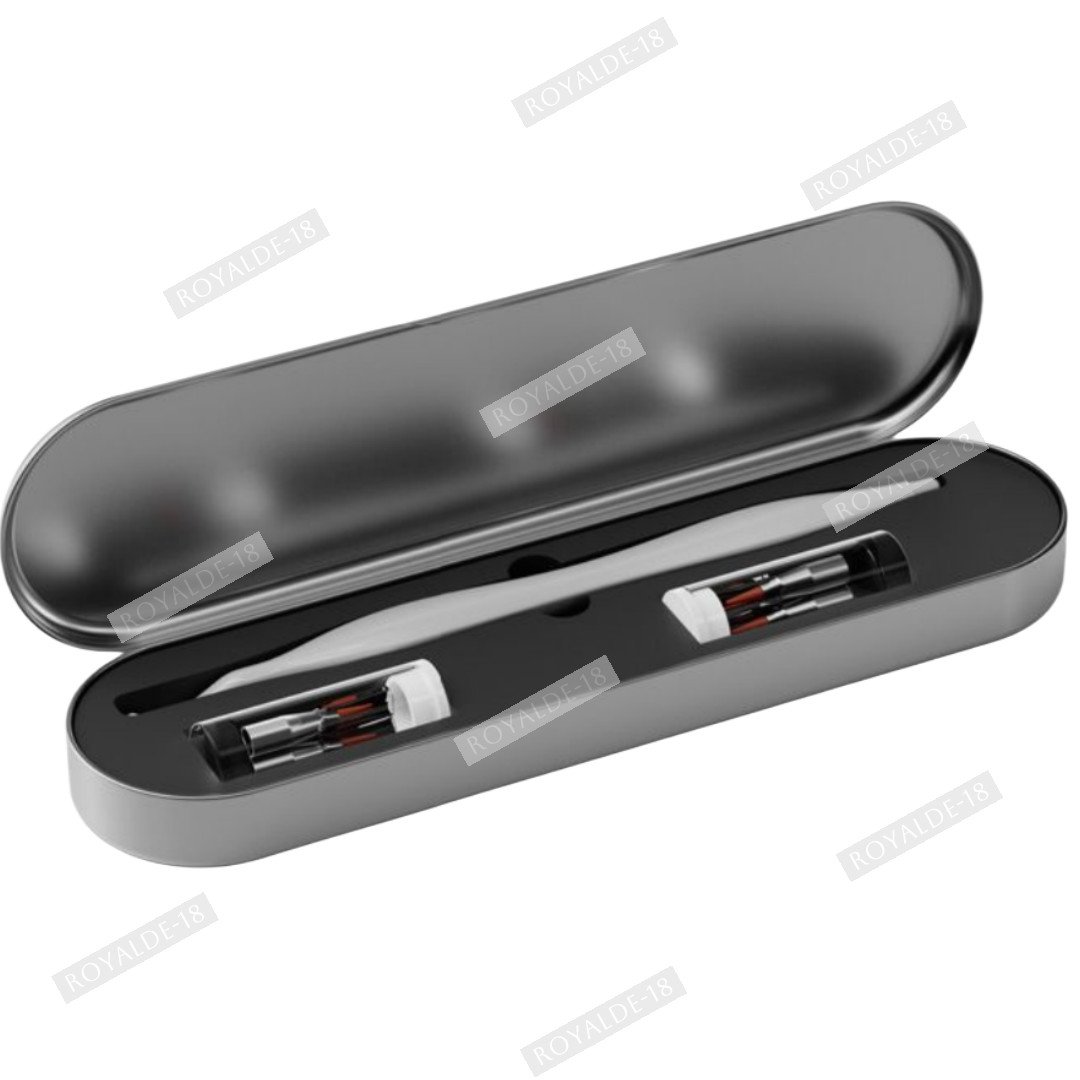Dental Brush Pen Replaceable Brushes Tips Straight Curved Head Mini Micro Brush