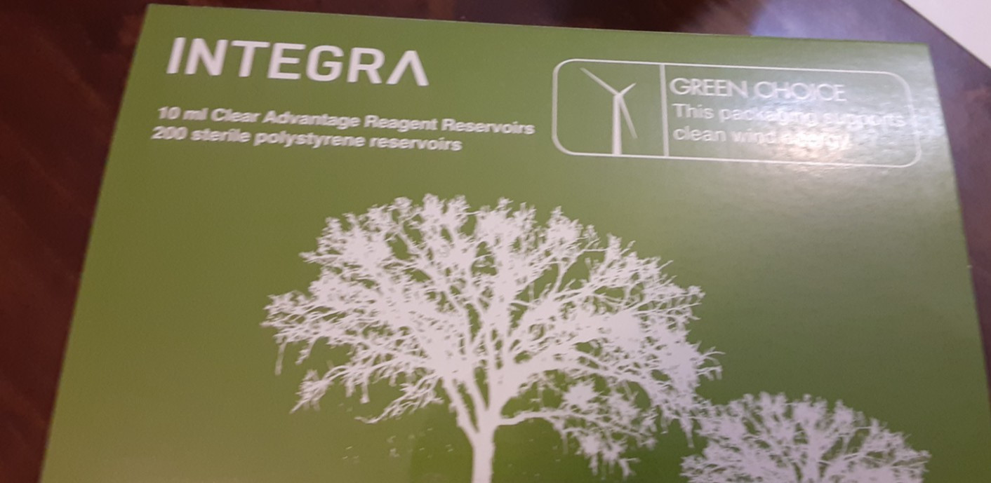 Integra 10ml/clear/sterile/ Reagent Reservoir (200)(4 boxes of 50) 4332