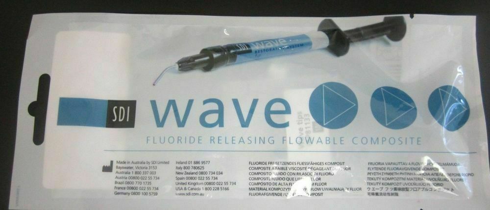 2 Pack of SDI Wave Syr Dental Fluoride Releasing Flowable Composite (Free Ship)