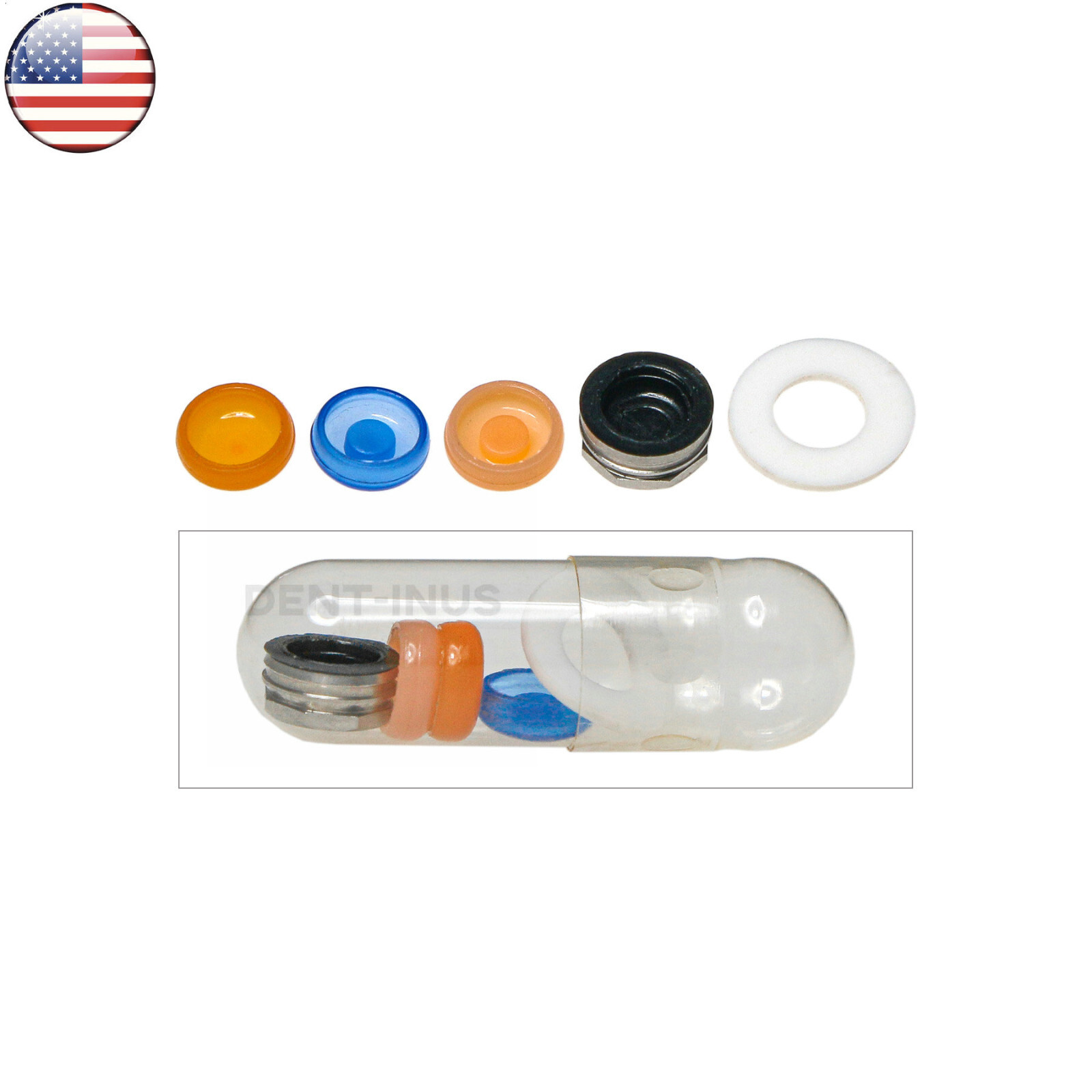 US Dental PAØ3.5mm 5mm Overdenture Abutment fits Zimmer BEGO 3.75, MIS, Adin