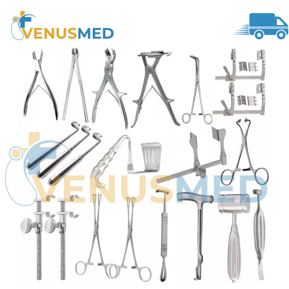 Chest Surgery 21 Pcs Set Thoracic Emergency Nasal General Thoracotomy Set