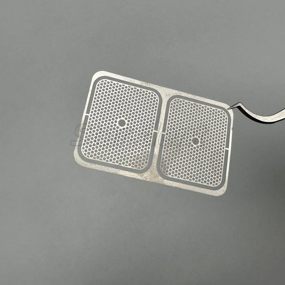 Dental Fixture Titanium Barrier Membrane Mesh Plates GBR Flexible Safety 2in1