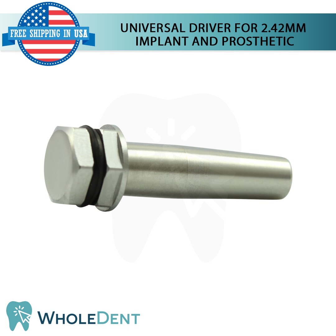 Universal Driver for 2.42mm Fixture & Prosthetics Internal Hex Connection Dental
