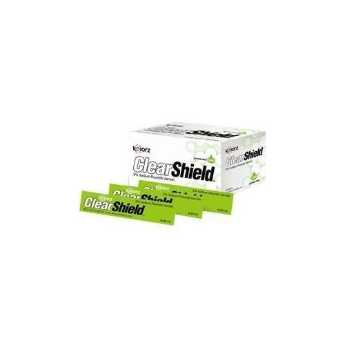 DMG 799516 Kolorz ClearShield Fluoride Dental Varnish Caramel 35/Pk