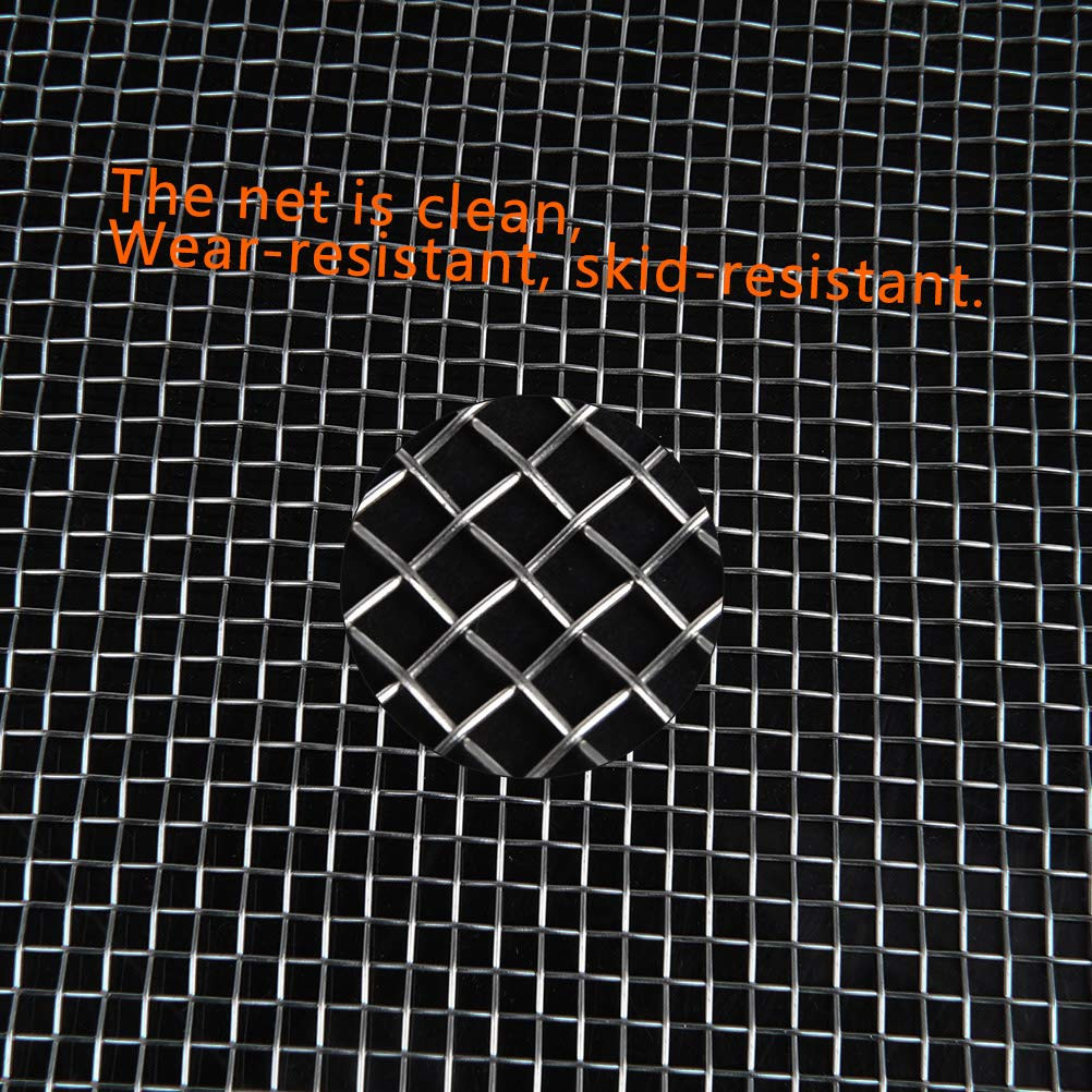 304 Stainless Steel Woven Wire Mesh 5 Mesh 11.75×23.5″ Security Screen