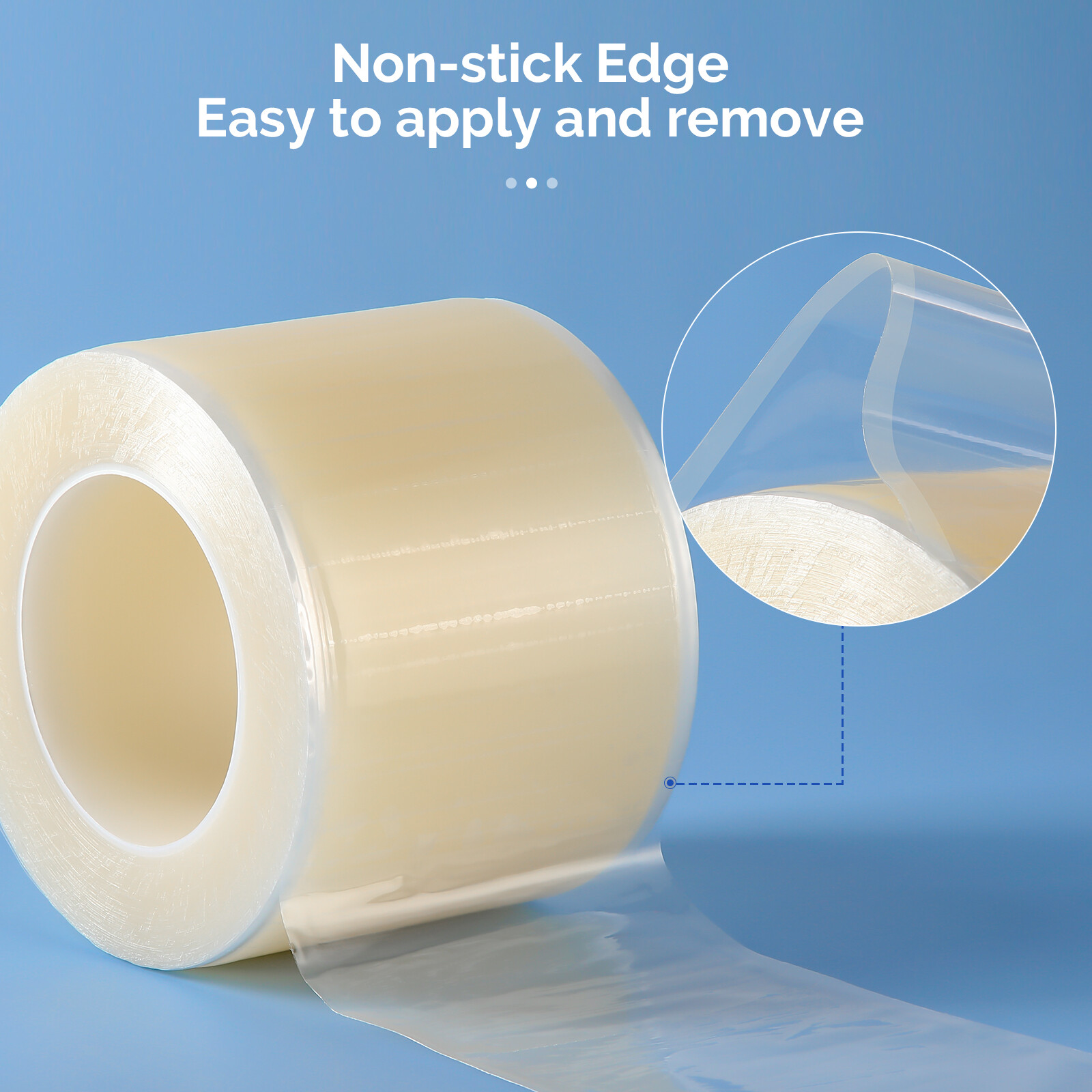 8Rolls Dental Barrier Film Clear-Color Medical Tape Adhesive 1200 Sheets 4″x6″