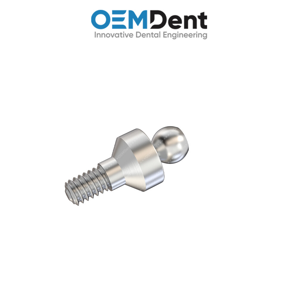 Straight Ball Attachment Slim Platform – AB Dent® Hexagon 2mm Compatible
