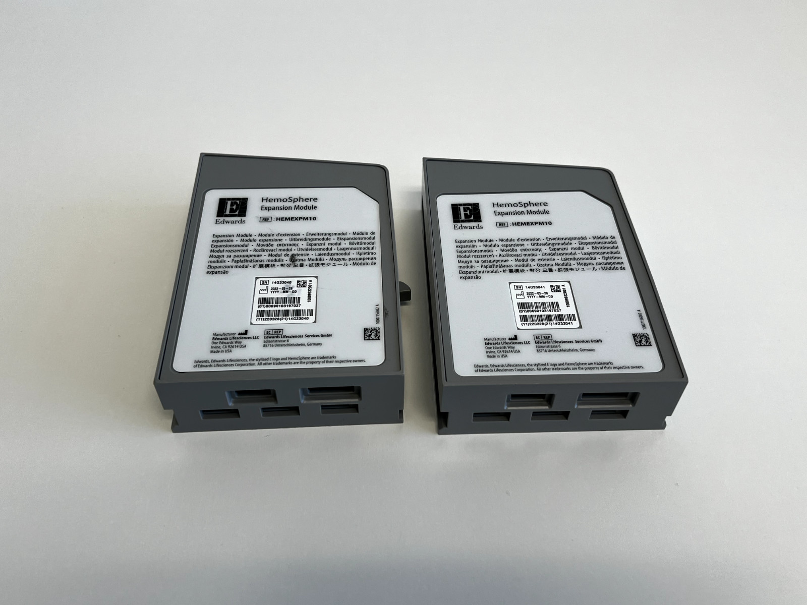 XX3: Lot of 2 Edwards HEMLTECHM10 Expansion Module
