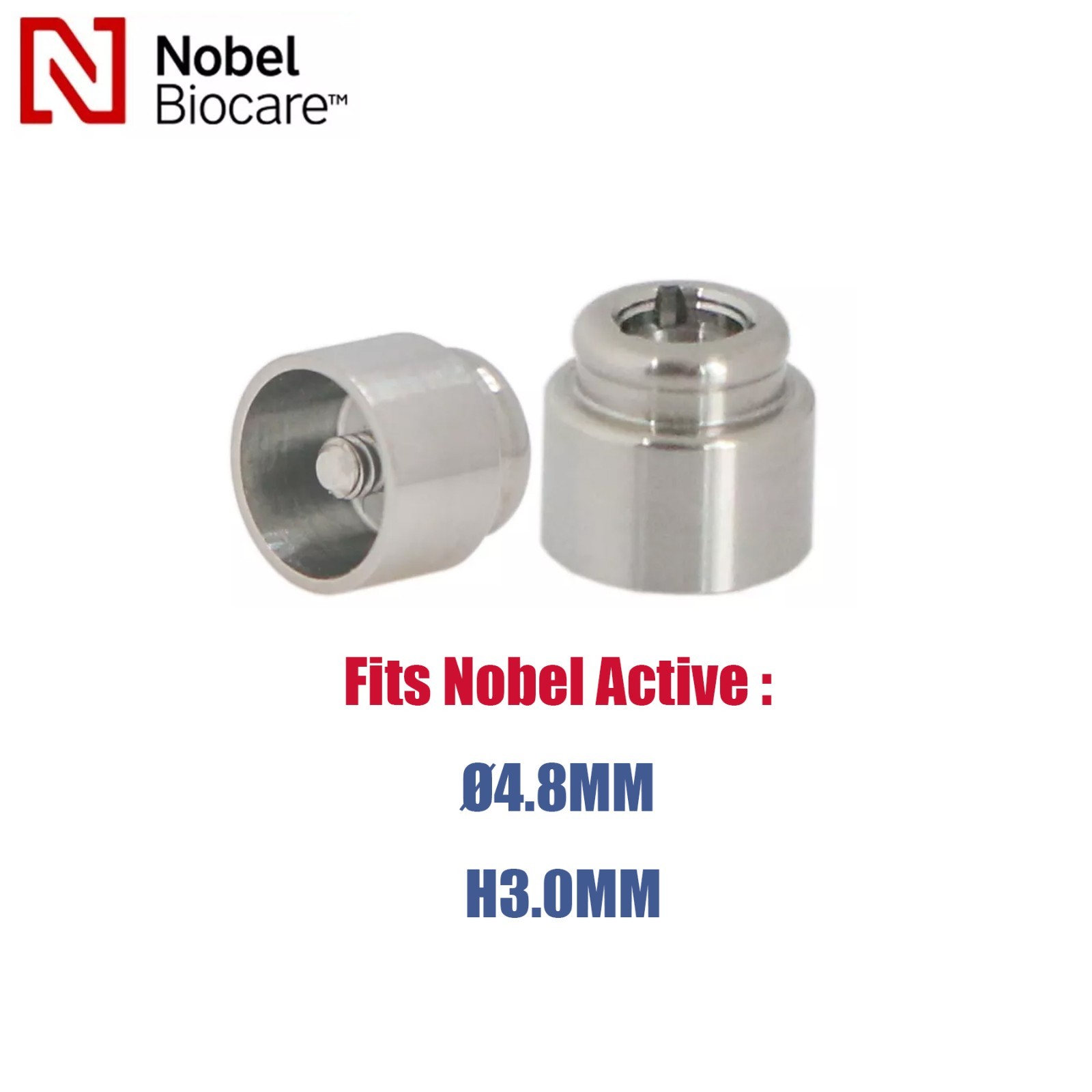 4.8mm Multi-Unit Locator Attachment Abutment Fit Hiossen/Nobel/3.0/5.0mm GH
