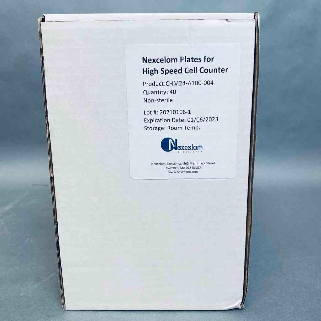 Nexcelom High-Throughput Counting Plates 2 x 12 Orientation Case of 40 Plates
