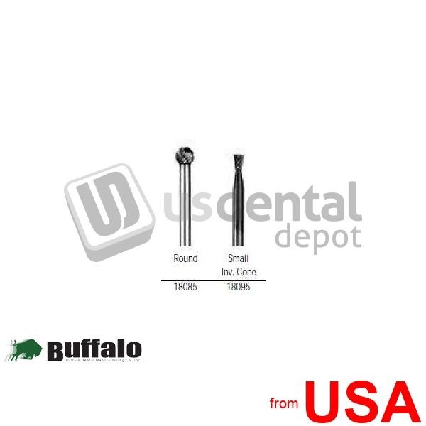 BUFFALO Abbott-Robinson Round, 3/16in Head, 1/8in Shank Dual Cut Tungst 425130