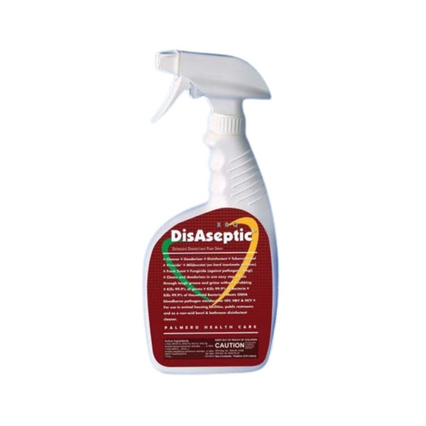 Palmero 3508 Empty Quart Bottle With Sprayer & DisaSeptic XRQ Label